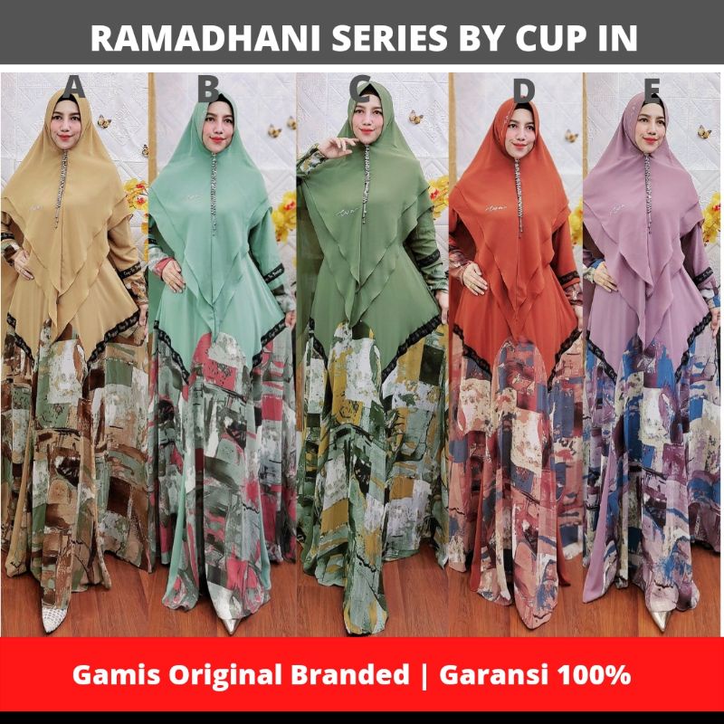 CUP-IN DESIGN RAMADHANI SYARI ORIGINAL BRAND  CUP IN DESIGN