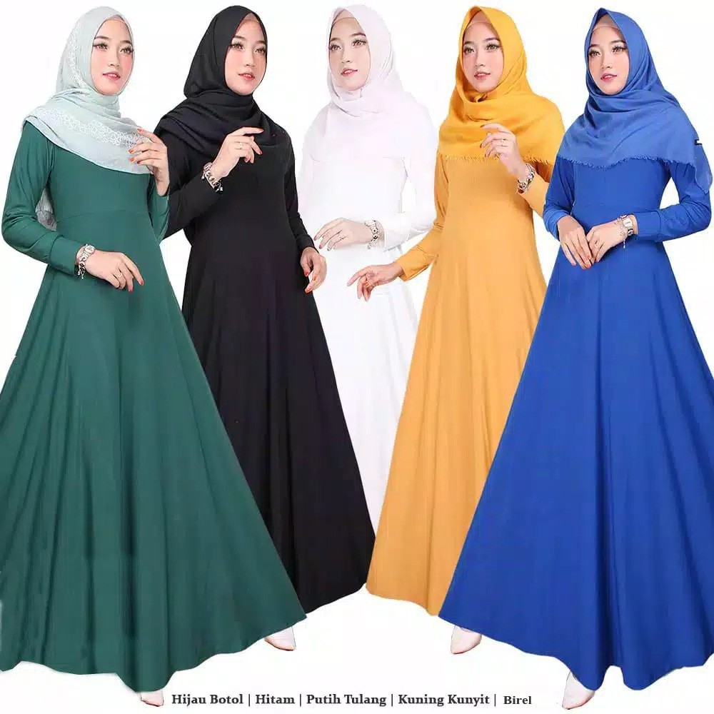 GAMIS JERSEY POLOS TEBAL BUSUI