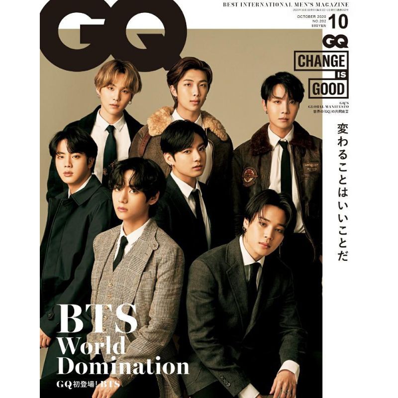 Po Bts Majalah Gq Japan 2020 Limited Edition Shopee Indonesia