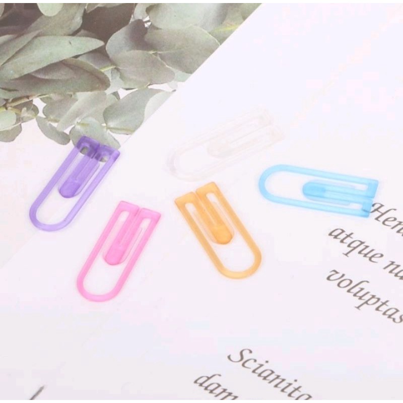 Paper clip - pembatas buku / klip kertas mini / bookmark mini