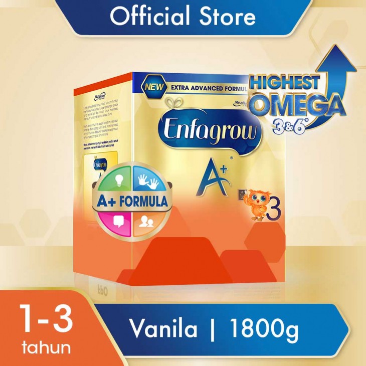 Enfagrow A+3 1800gr Vanilla/Plain