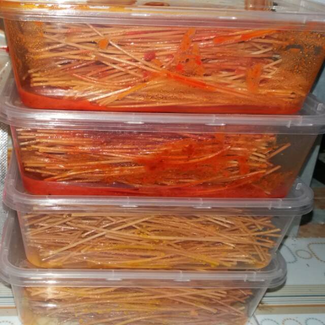 

Mie Lidi bumbu basah kemasan box