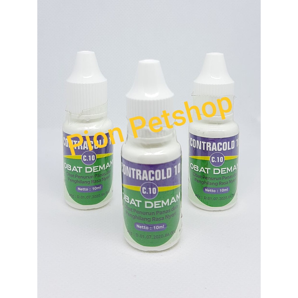 CONTRACOLD Obat Demam untuk Anjing dan Kucing 10 ml