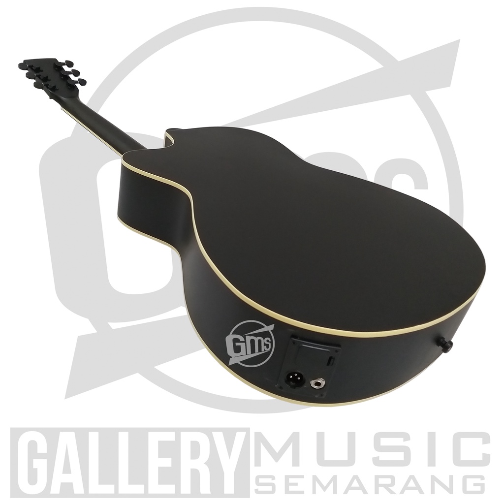Gitar Akustik Elektrik Lakewood Equalizer Tuner Cowboy AW-1 Custom Paket Super Komplit