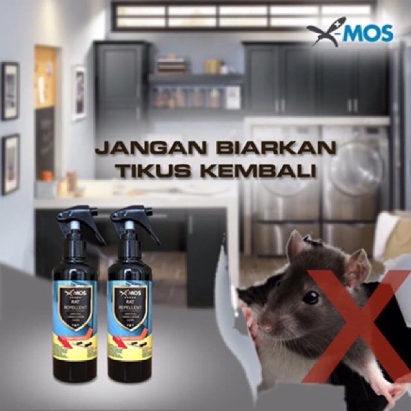 X-MOS Rat Repellent Lizard Repellent / XMOS Cairan Pengusir Tikus Cicak