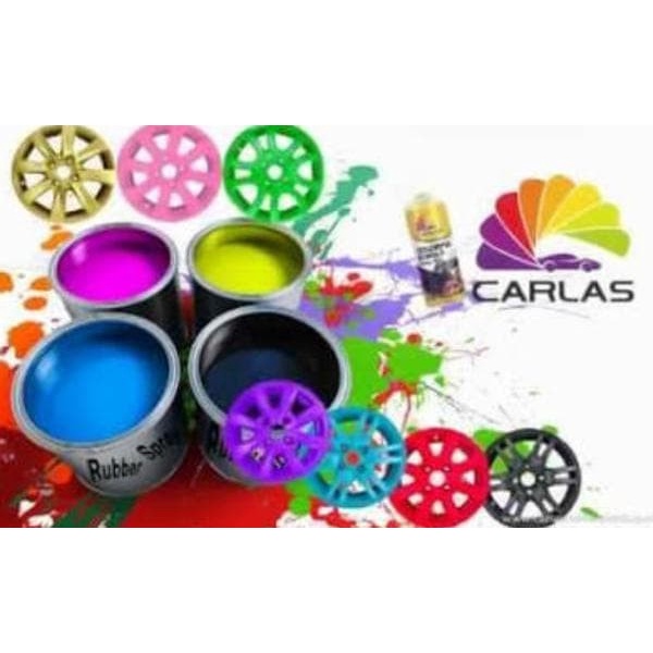 Carlas Rubber Paint Spray - C4 BLACK