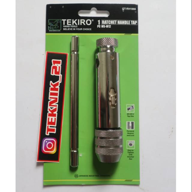 GAGANG TAP RACHET TEKIRO M5-M12 HANDLE TAP TEKIRO GAGANG TAP