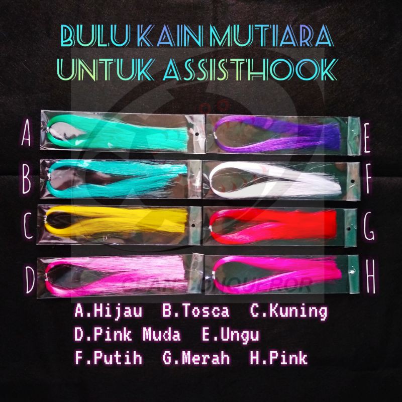 Bulu Mutiara Kain UV Bright Assist Hook Maker Kotrekan