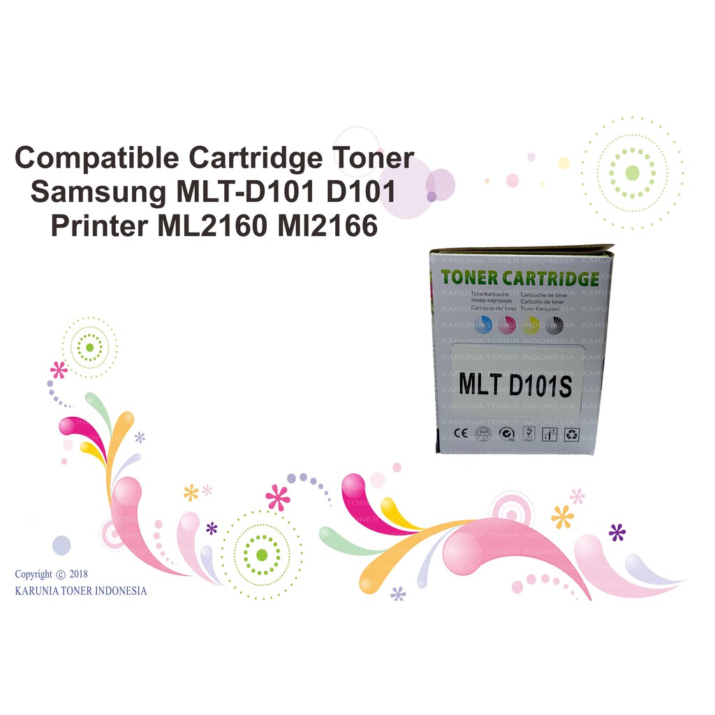 Compatible Cartridge Toner Samsung MLT-D101 D101 Printer ML2160 ML2166