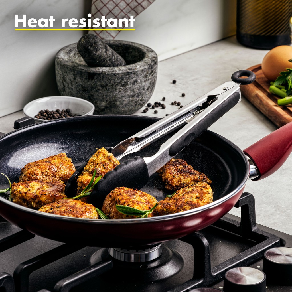 GreenPan Silicone Tongs Capitan Black