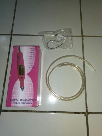 Mesin Mini Grinder Grafir Bor Potong Gerinda Ukir + Adaptor Dc + Mata