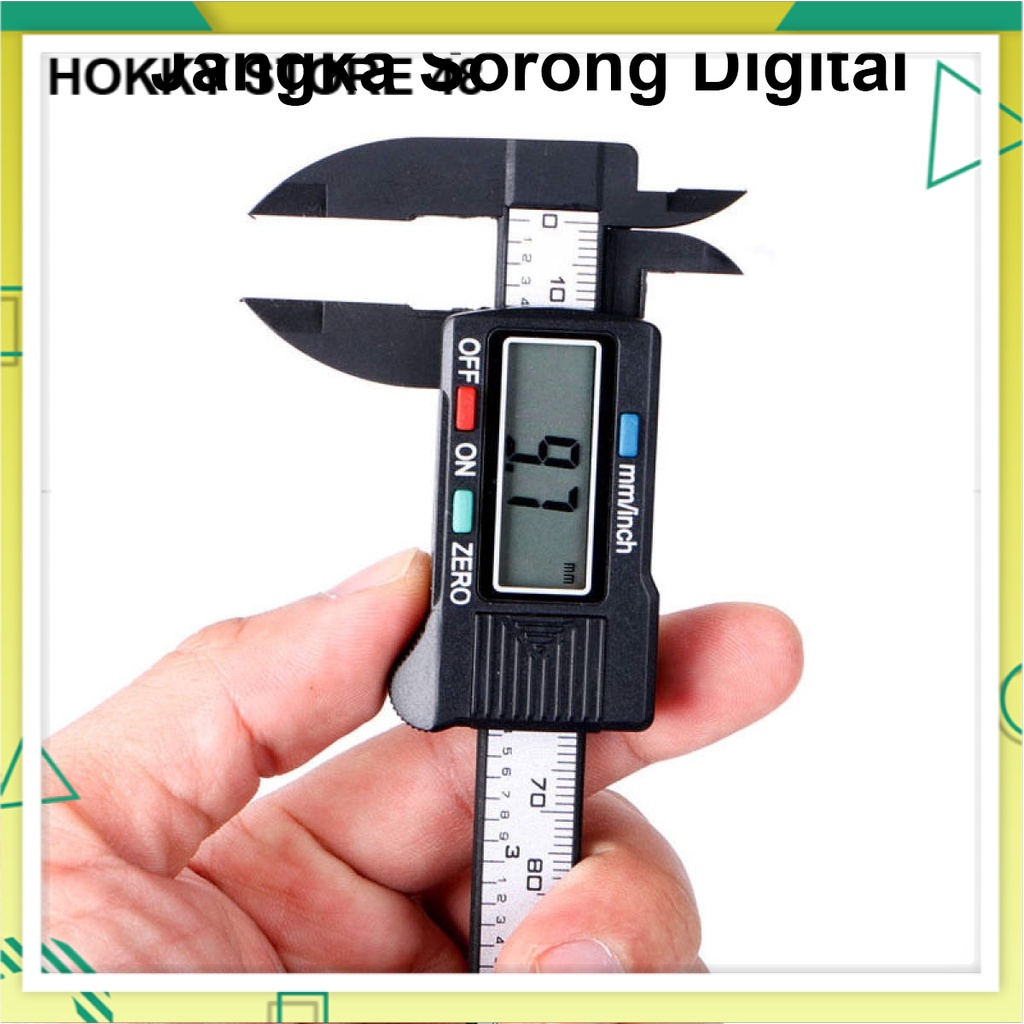 

Jangka Sorong 0-150MM Metal Casing Digital Caliper Alat Ukur Sigmat Digital Inch Teknologi Terkemuka Layar LED Alat Ukur Diamater Batu N DLL HS Hokky Store 48
