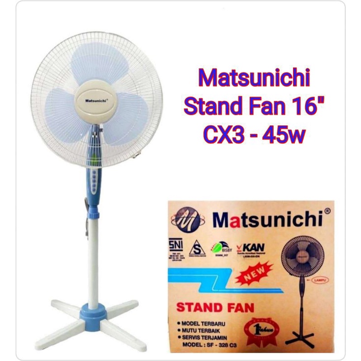 Matsunichi Kipas Stand Fan 16inch CX-3 45W/B20