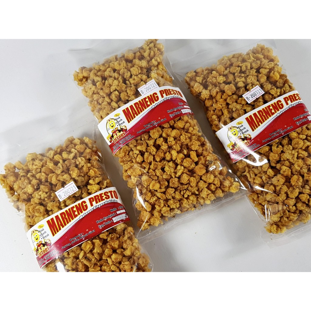 

Victory Snack - Camilan Marneng Presto / Marning Gurih Oven murah isi 200 gr