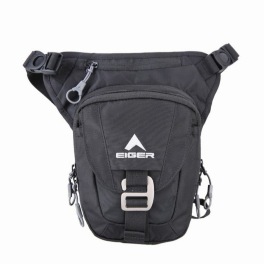 Tas Paha EigerMilitant Legpack 4L Tas Selempang Tas Selendang Hitam Tas Pinggang