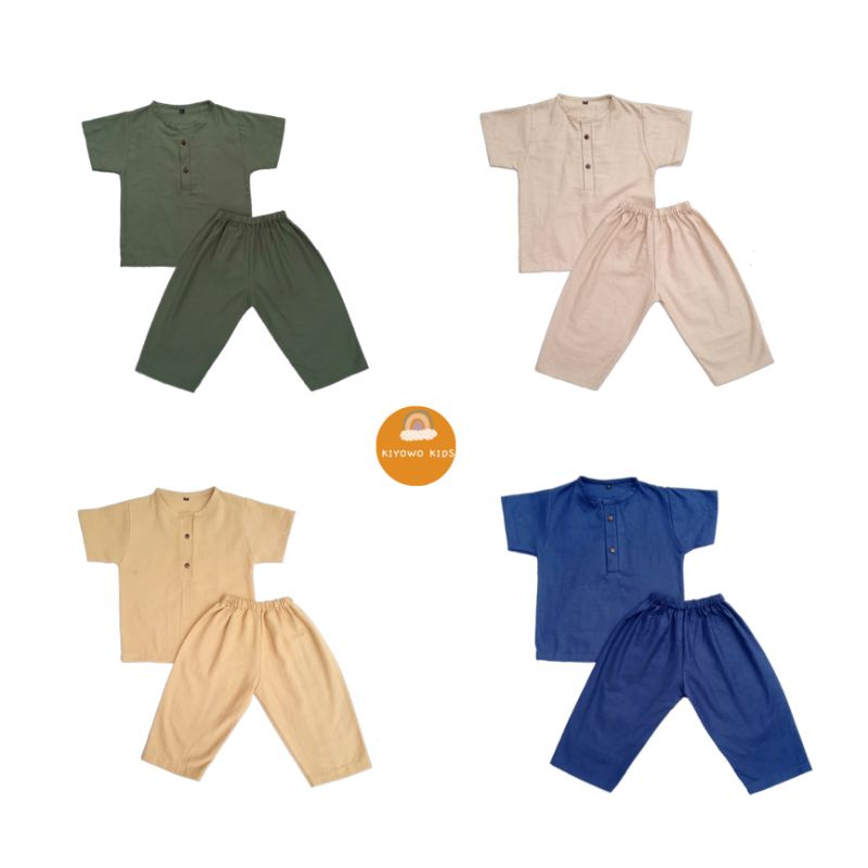 KOKO LINEN ANAK | LINEN SHIRT by Kiyowo Kids