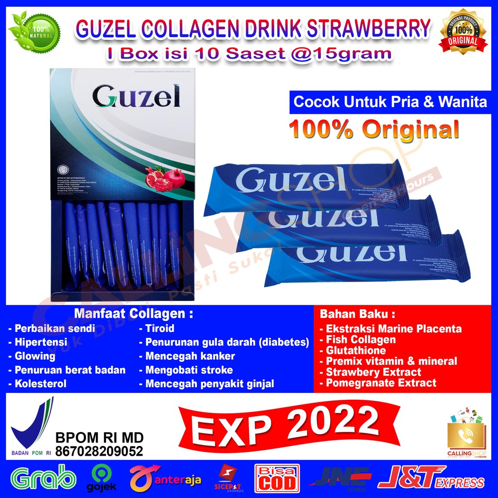 GUZEL MINUMAN COLLAGEN (1 Sachet) + BONUS