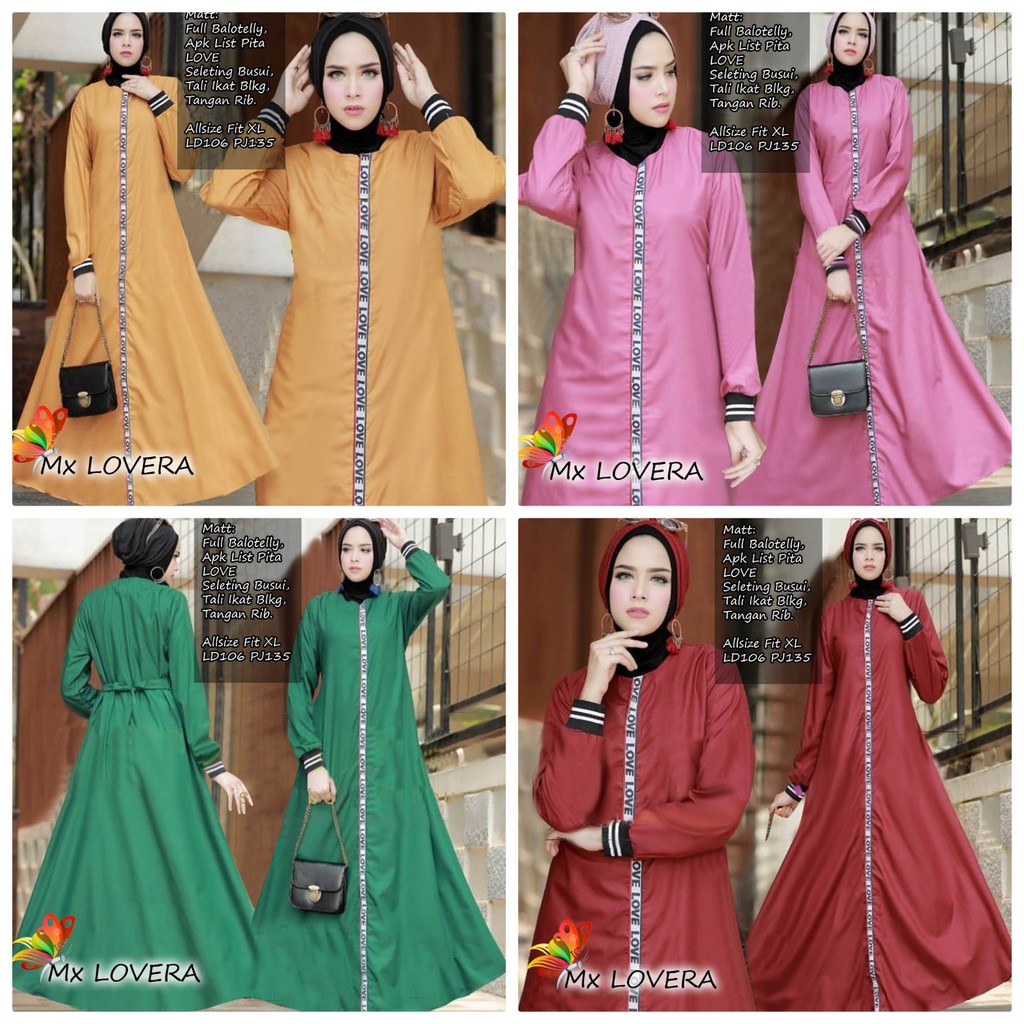 ad MAXI LOVERA /pakaian longdres syari hijab muslim