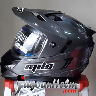 MDS Helm Super PRO FullFace Ringan SuperMoto