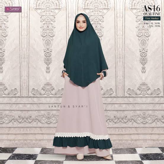 GAMIS TERBARU 2021 AURANY AS-16 OVALTINE DRESS ONLY