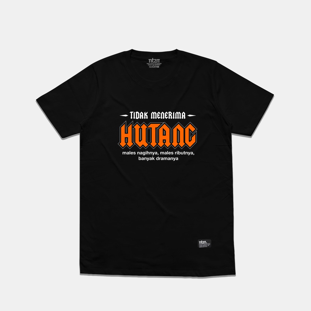 Kaos Tidak menerima hutang