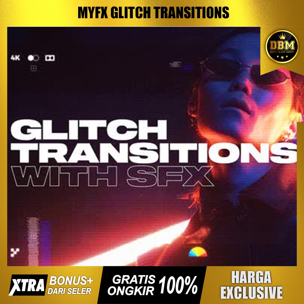 Myfx Glitch Transitions - After Effect Extension