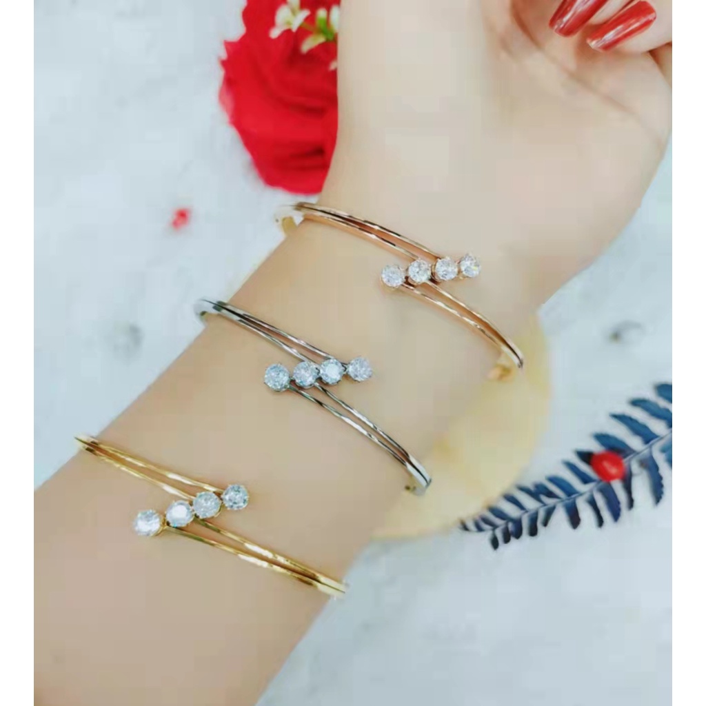 Gelang Titanium Permata Perhiasan 1203