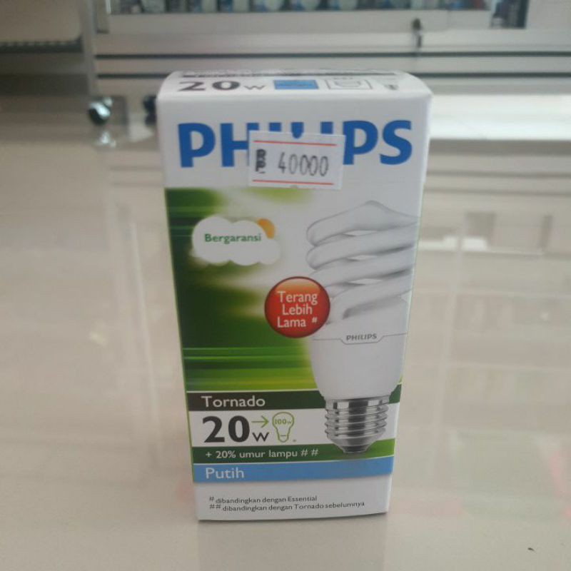 LAMPU PHILIPS TORNADO 20 WATT