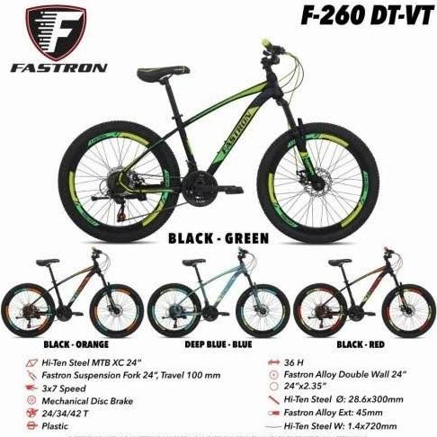Sepeda Gunung / Mtb 24 Fastron F260 Dt Vt Goriandriko
