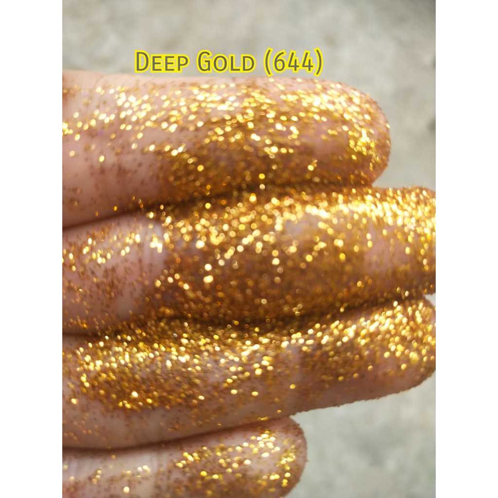 TERMURAH!! Serbuk Glitter Gold/ Glitter Gold / Glitter Bubuk Powder/Glitter Henna, Slime