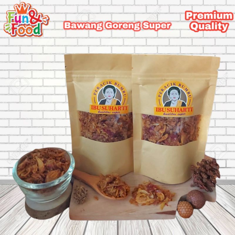 

Ibu Suharti - Bawang Goreng Super Asli Brebes Homemade Kualitas Premium