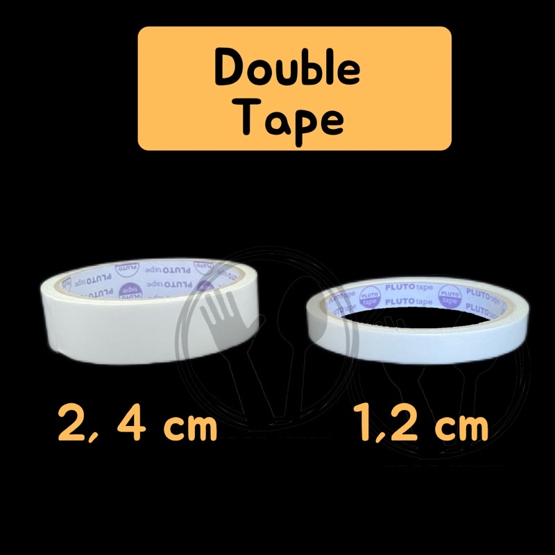 double tape isolatip double tape murah isolasi bolak-balik solasi selotip perekat