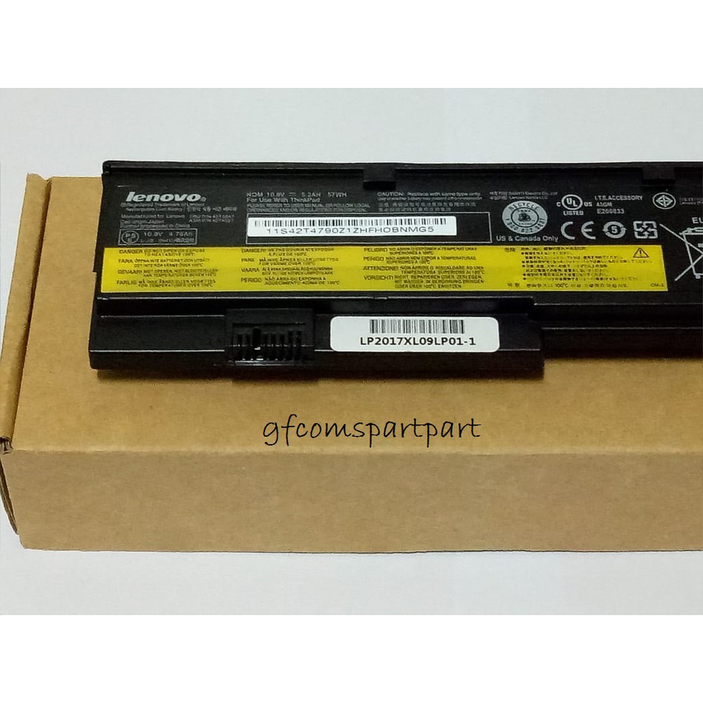 Original Baterai Lenovo Thinkpad X200 X200S X201 X201S X201i / 42T4534 42T4536, 42T4537, 42T4834