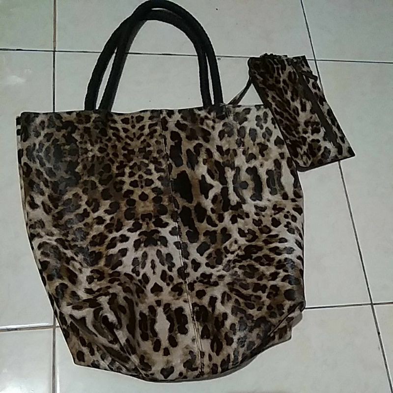 tas wanita motif macan/leopart,PL