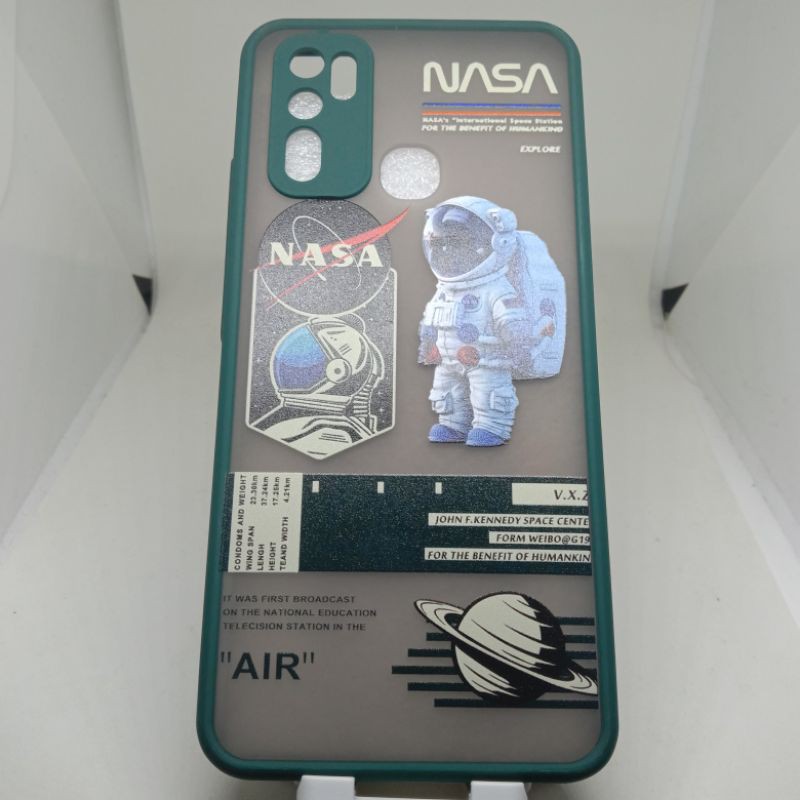 CASE CASING KESING BACKDOOR HANDPHONE HAPE HP FOR VIVO Y30 Y 30 Y30i Y 30i Y50 Y 50 NIGHT GREEN NASA