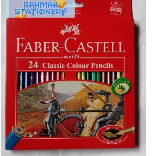

Lebih Populer Classic colour pencils 24 warna faber castell / pensil warna 24 warna
