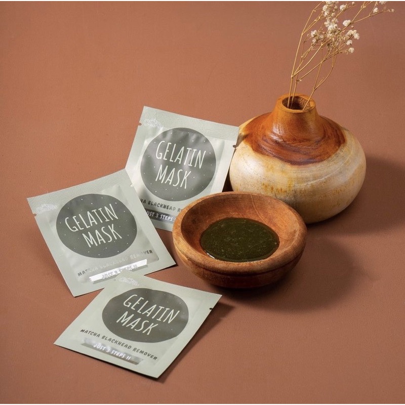 (10GRAM) Masker Gelatin Komedo Charlis BPOM HALAL 100%