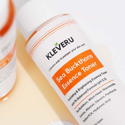 [RESMI]150ML KLEVERU Sea Buckthorn Essence Toner_Lynn Design