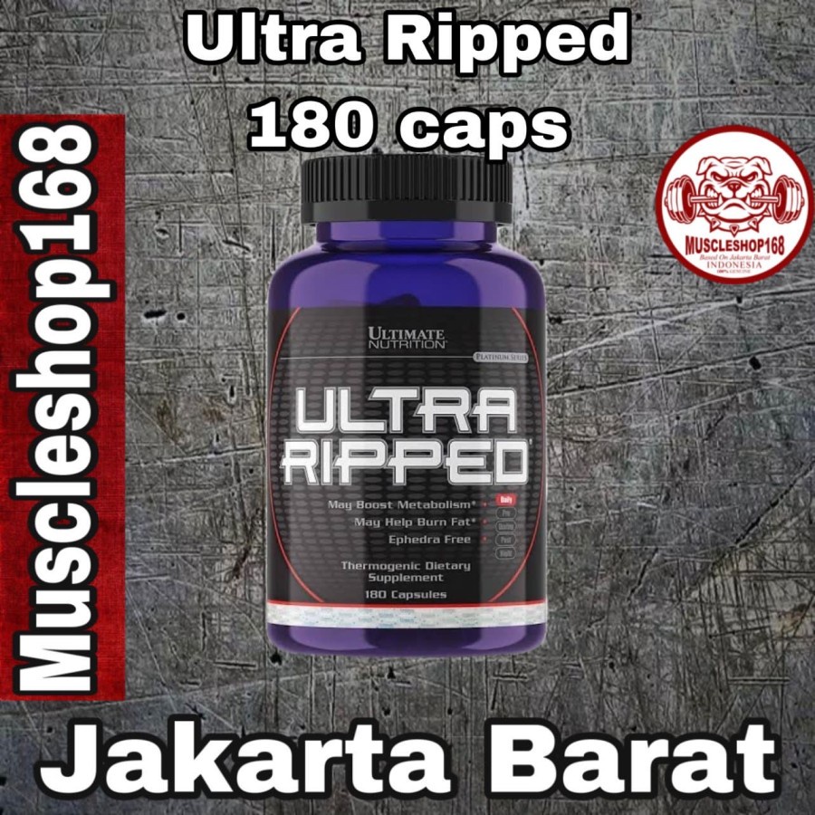 UN Ultra Ripped 90 Capsul dan 180 Caps Fatburner Pembakar Lemak BEST SELLER