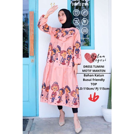 Dress Kusumasari | Dress Tumini Manten | Midi Mpok Sinden