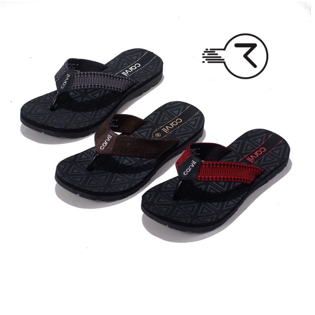 Sandal laki-laki carvil original sandal kasual pria carvil