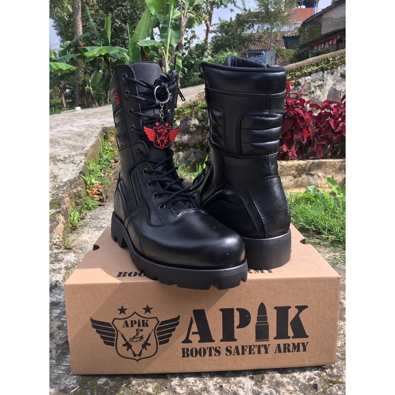 sepatu pdl tni rjr radial mrek apik kulit asli