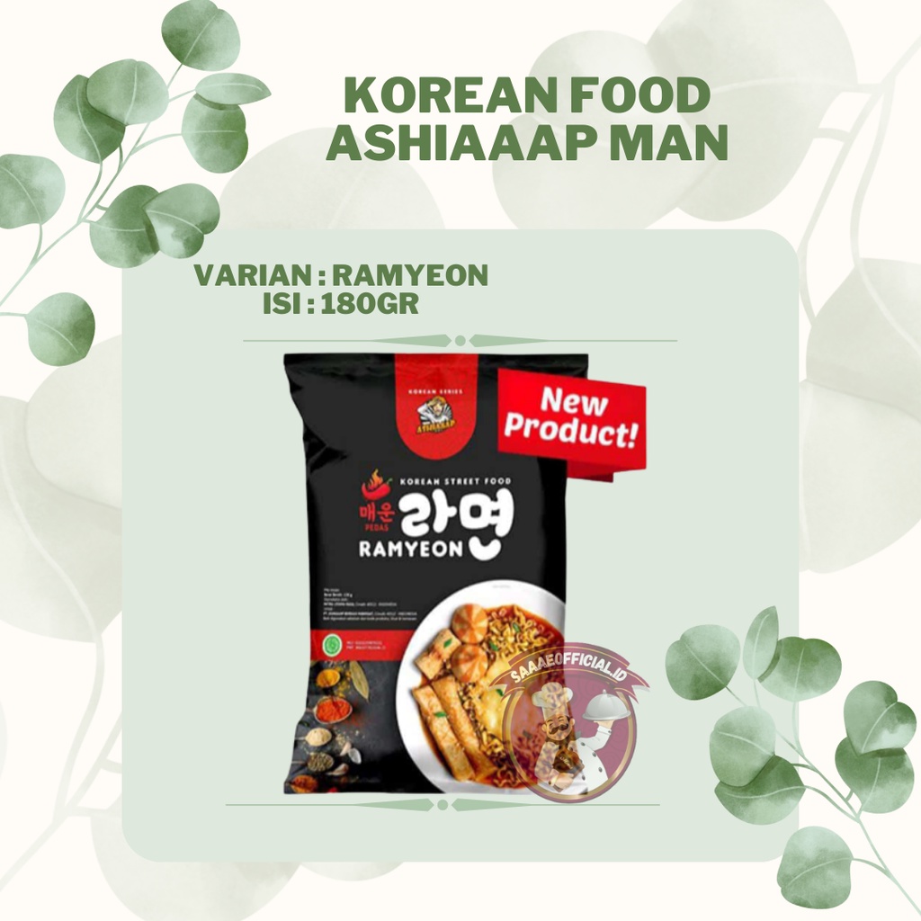 

Ashiaaap Ramyeon Halal (130gr) Ramyun Mie Korea Pedas Spicy Raboki Topoki Rabboki Toppoki Tteokbokki