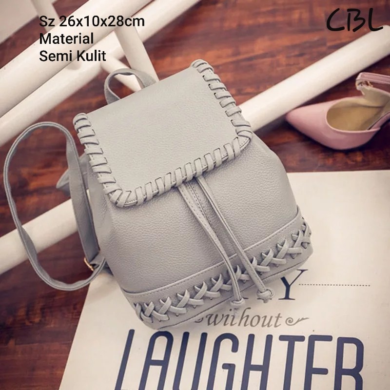 ★★★ LVJ Original Miniso - Sport Backpack small Tas Ransel miniso sport unisex kemasan baru Model Ba