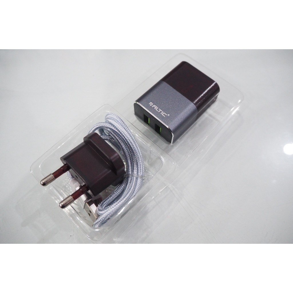 Travel Charger 2 USB 3.4A Plus Kabel Micro Altic