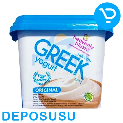 

Greek Yogurt HEAVENLY BLUSH ORIGINAL 300g (Sameday/Instant only)