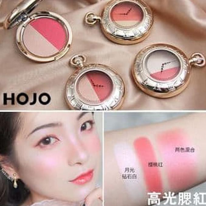 Langsung Kirim HOJO 8016 spring fresh color bright and glossy blush CUCI GUDANG