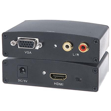 VGA and RCA Audio to HDMI Converter Box