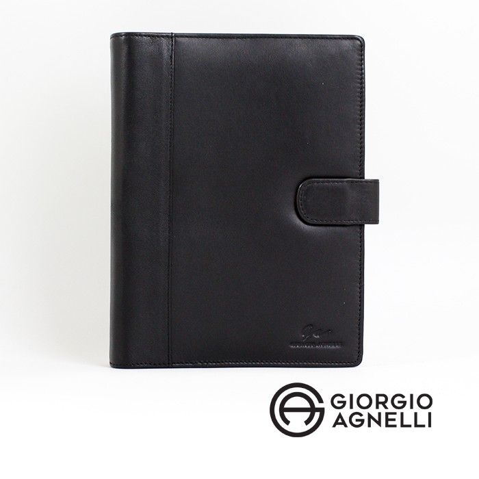 

Giorgio Agnelli Organizer Kulit Asli- Black
