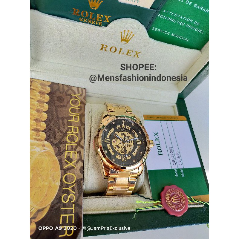 JAM ROLEX AUTOMATIC PRIA SUPER COD BAYAR DITEMPAT